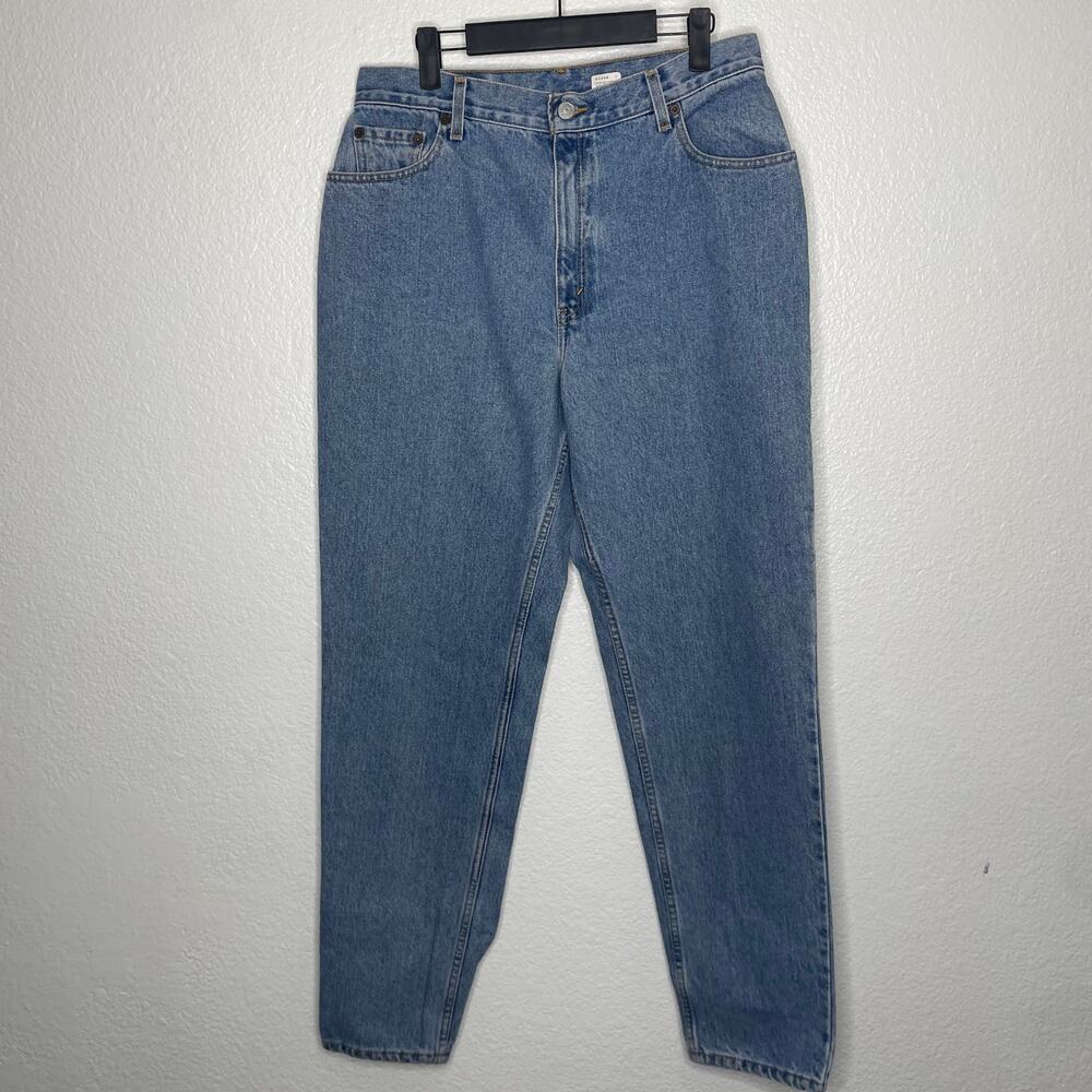 Vintage‎ Levis 550 Jeans Womens 30" 14 Mis L Blue Relaxed Tapered Y2K Grunge